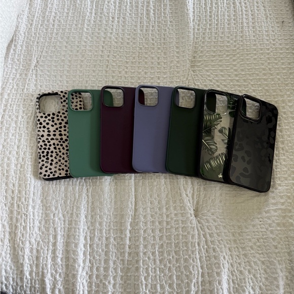 Lot of Seven iPhone 13 Pro Max Cases